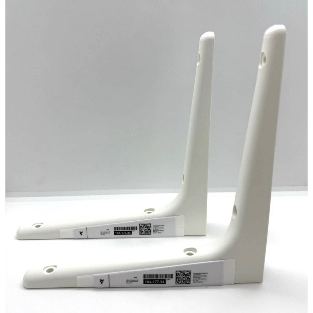 Set of IKEA SIBBHULT Shelf Bracket 7 x 7" White 104.177.342 Modern Wall Support